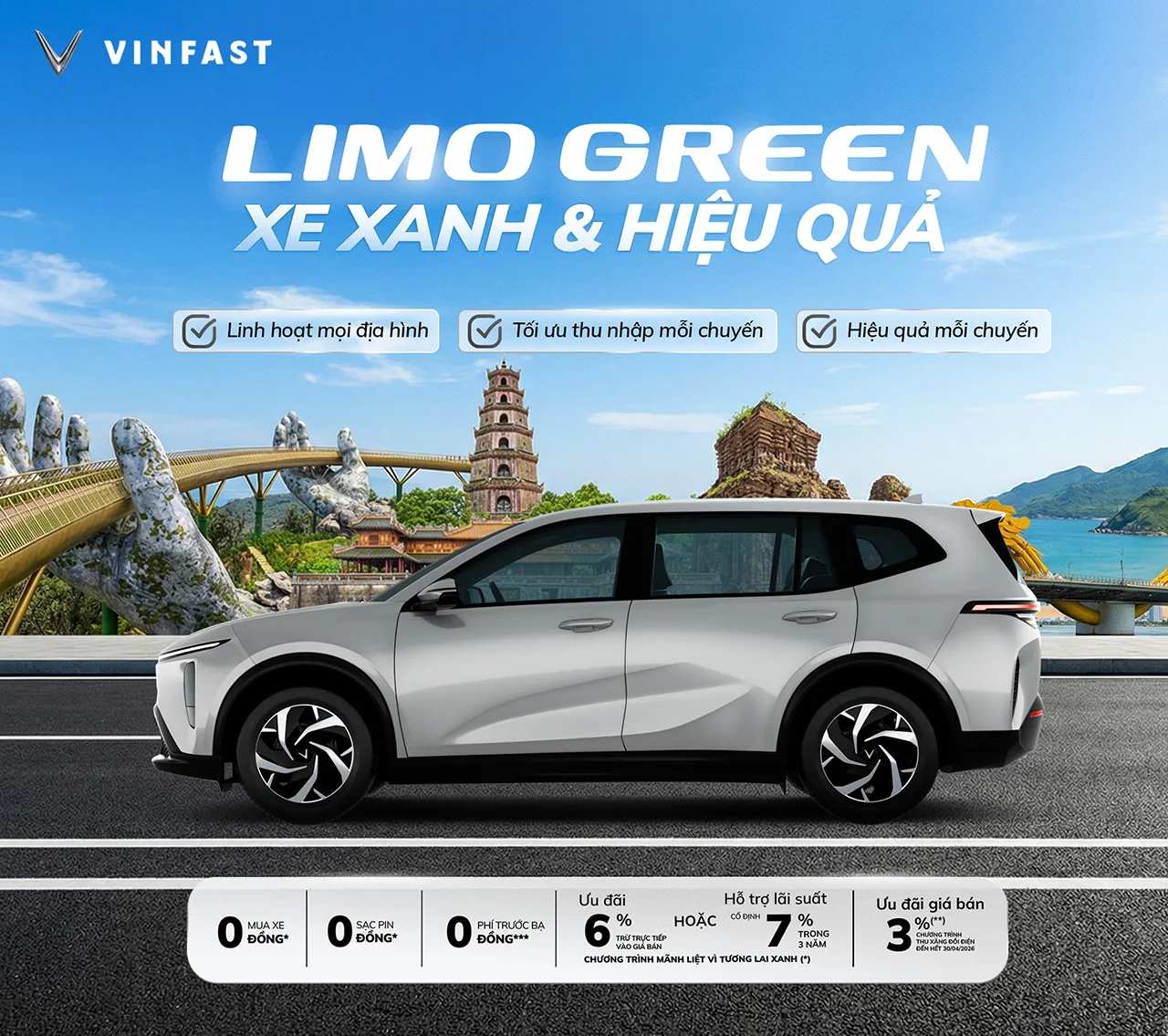 LIMO GREEN – XE XANH & HIỆU QUẢ